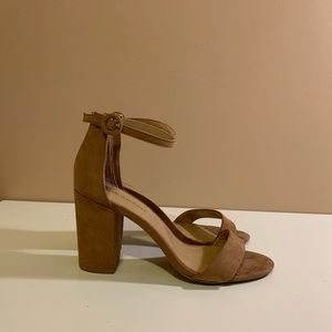 Nude Ankle Strap High Heel